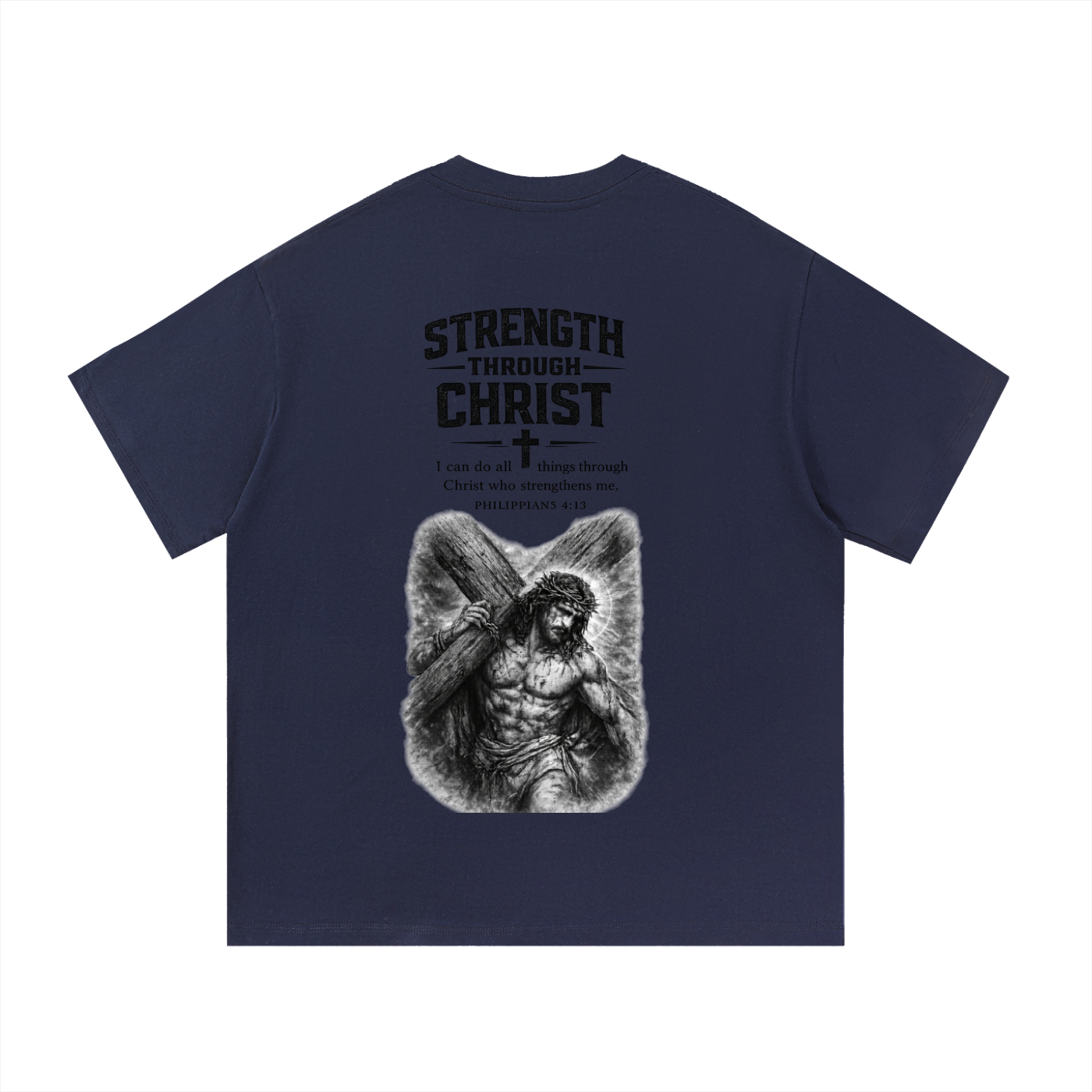 Christ Over Everything Acid Wash Faith T-Shirt
