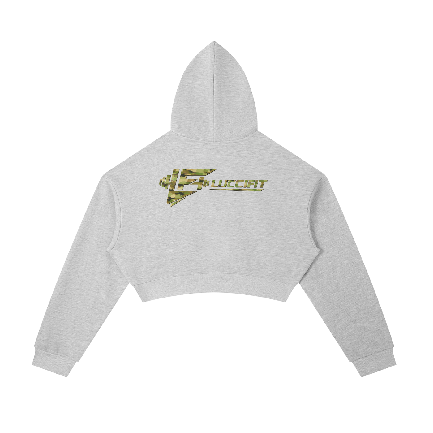 Essential Cropped Zip-Up Hoodie