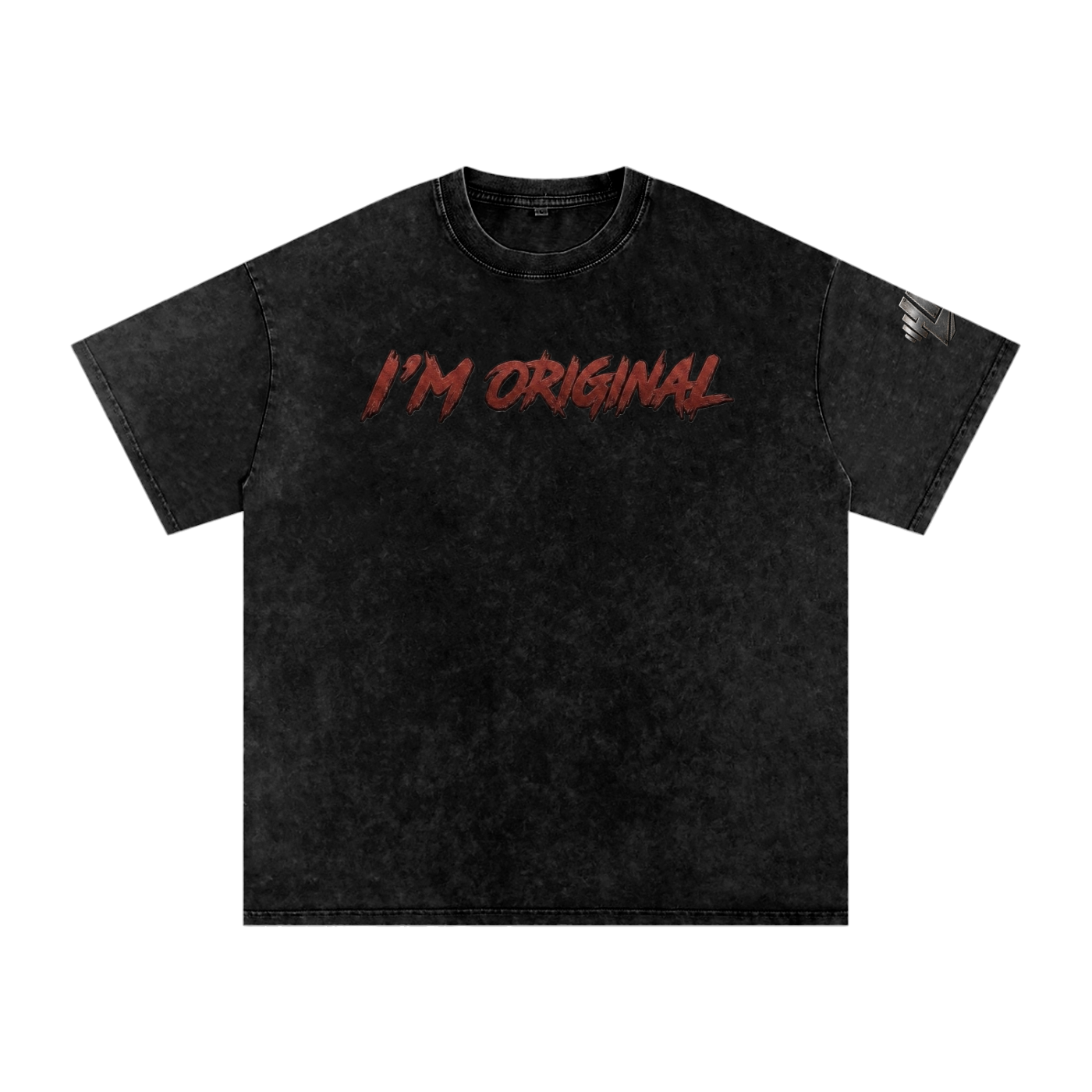 I’m Original Snow Washed Oversized Cotton T-Shirt