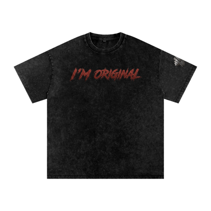 I’m Original Snow Washed Oversized Cotton T-Shirt