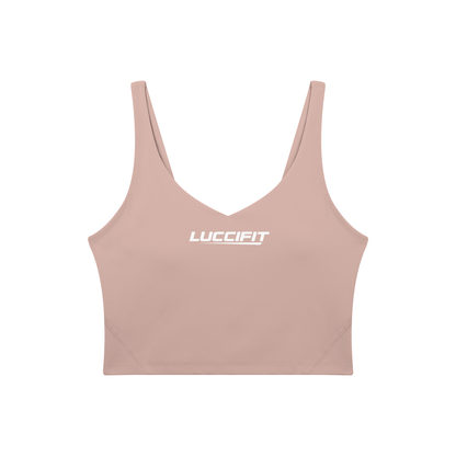 LF Women's V-Neck Yoga Sports Bra