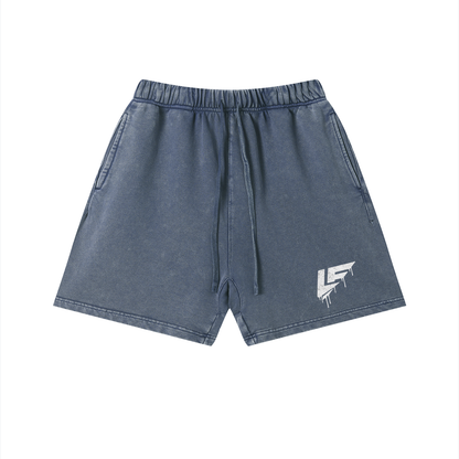 LF Drip Unisex Vintage Wash Cotton Shorts
