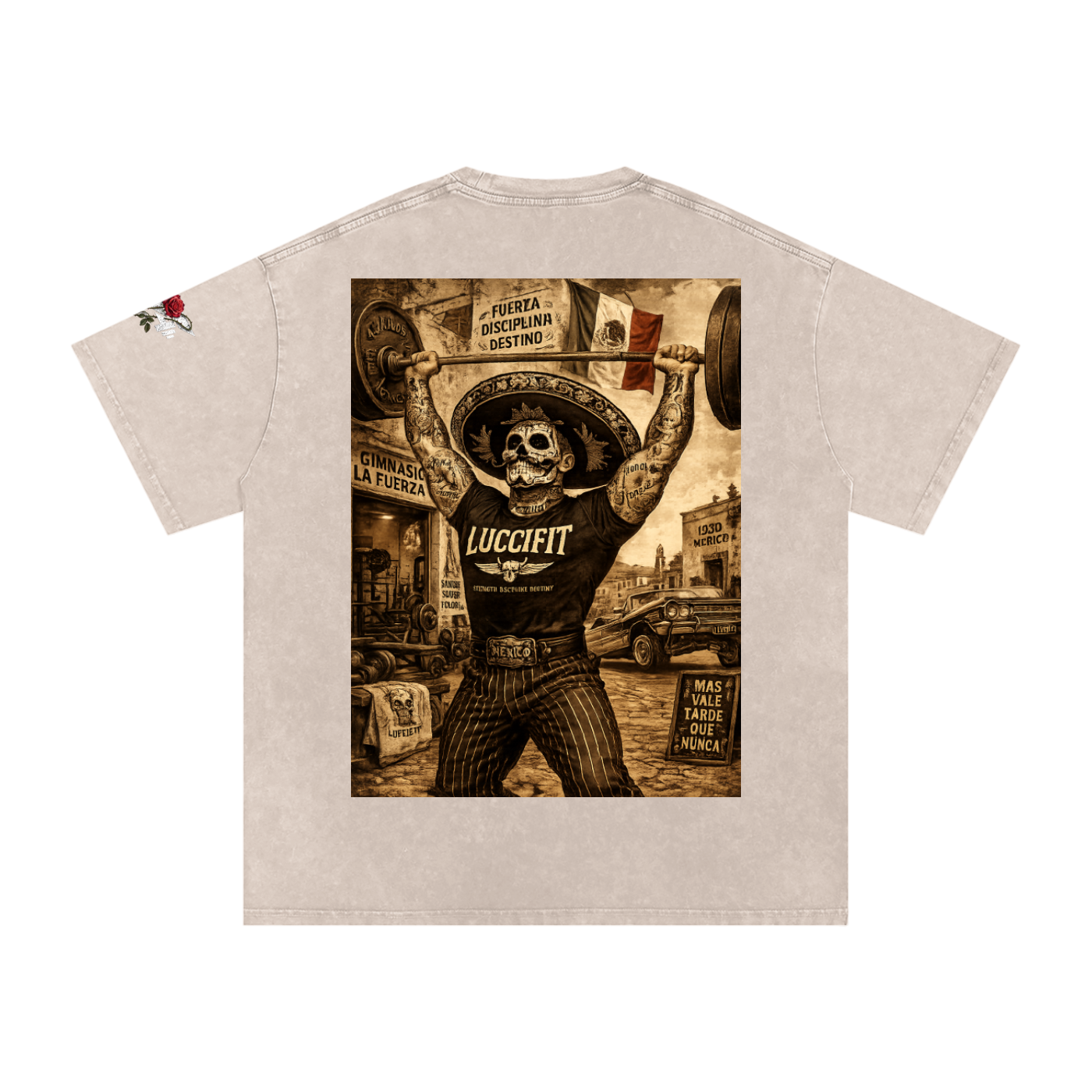 Viva La Mexico Oversized Cotton T-Shirt