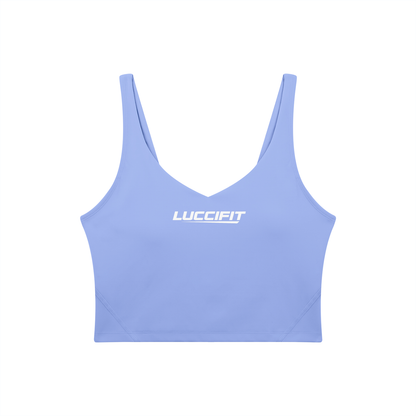 LF Women's V-Neck Yoga Sports Bra
