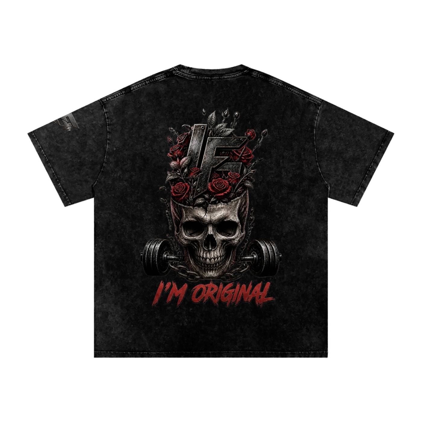 I’m Original Snow Washed Oversized Cotton T-Shirt