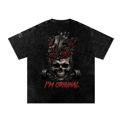 I’m Original Snow Washed Oversized Cotton T-Shirt