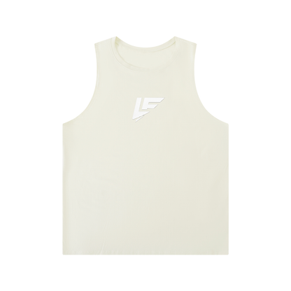 LF Men's Solid Color Crewneck Tank Top