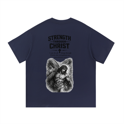 Christ Over Everything Acid Wash Faith T-Shirt