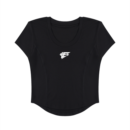 LF Women's Paneled Crop T-Shirt