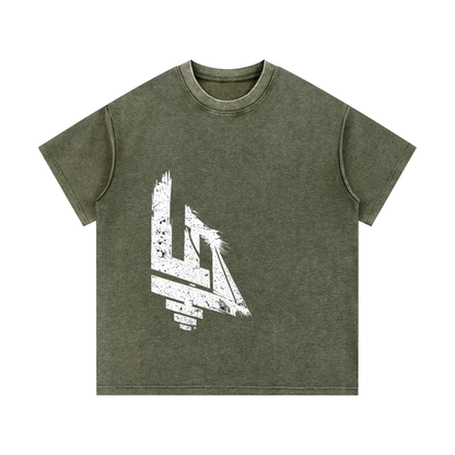 Pain Today Strength Tomorrow Acid Wash Gym T-Shirt