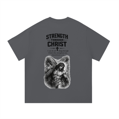 Christ Over Everything Acid Wash Faith T-Shirt