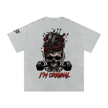 I’m Original Snow Washed Oversized Cotton T-Shirt