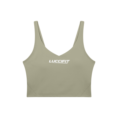 LF Women's V-Neck Yoga Sports Bra