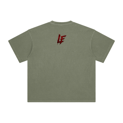 Gym Never Let Me Down Enzyme Washed T-Shirt