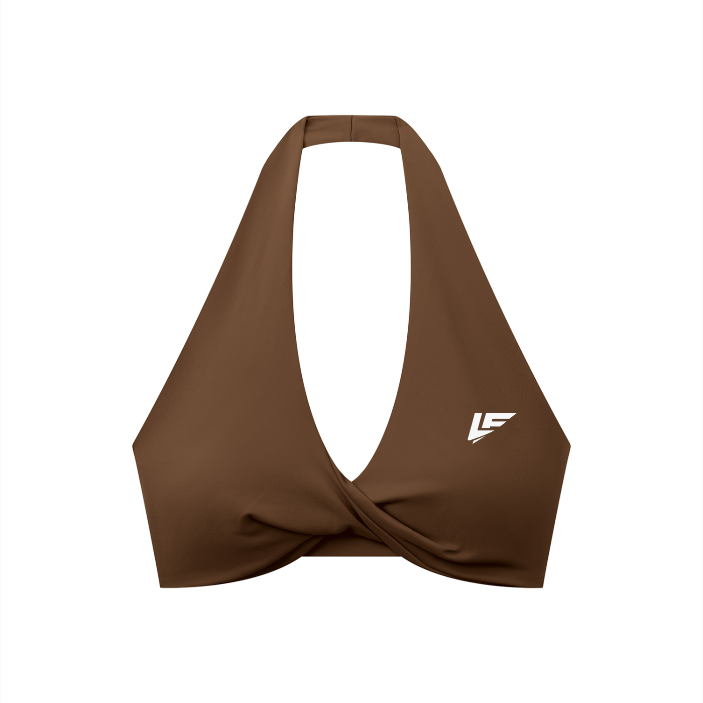 LF Women's Pleated Halter Sports Bra
