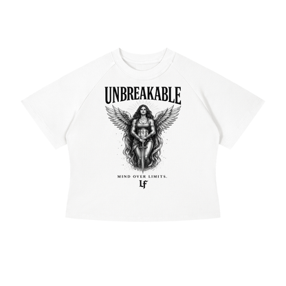 Unbreakable Angel Wings – Women’s Strength Back Print Tee