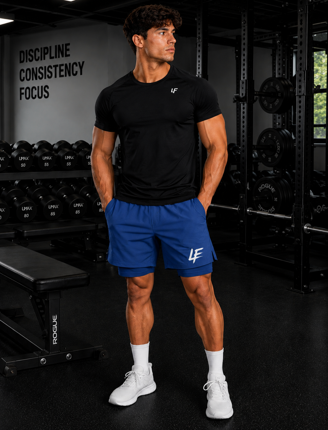 LF Men Loose Fit Performance Shorts