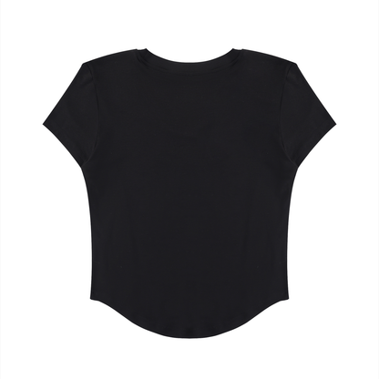 LF Women's Paneled Crop T-Shirt