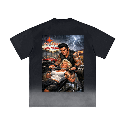 Vegas Iron Sunfade Vintage Washed T-Shirt