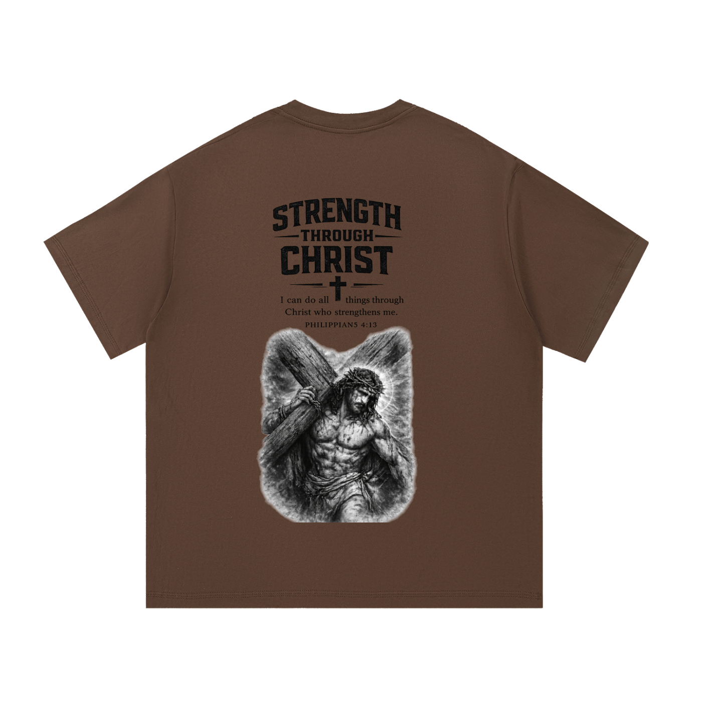 Christ Over Everything Acid Wash Faith T-Shirt