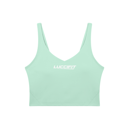 LF Women's V-Neck Yoga Sports Bra