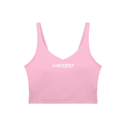 LF Women's V-Neck Yoga Sports Bra