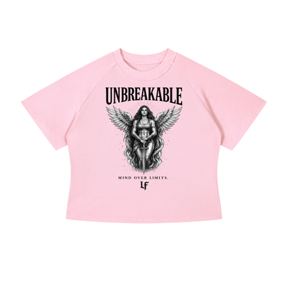 Unbreakable Angel Wings – Women’s Strength Back Print Tee