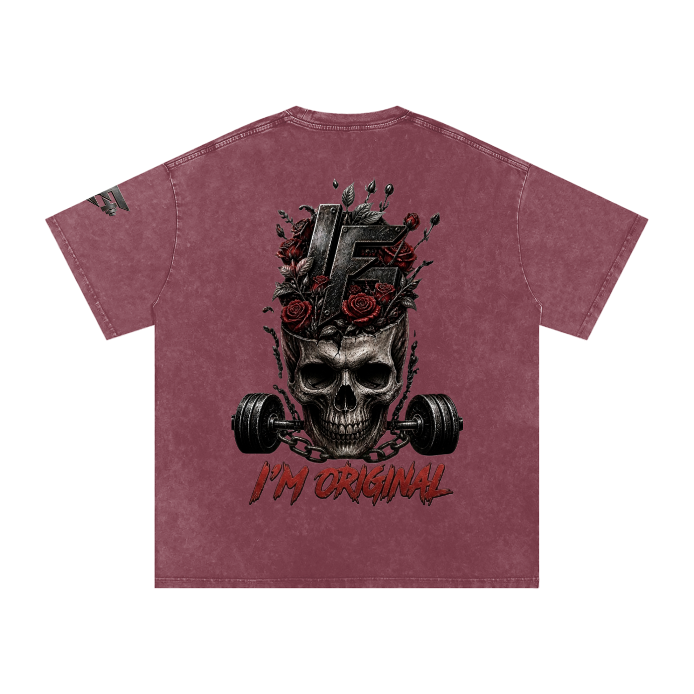 I’m Original Snow Washed Oversized Cotton T-Shirt