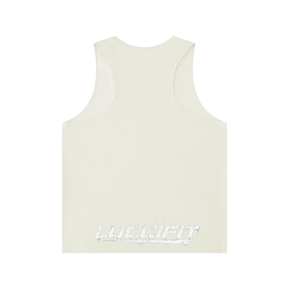 LF Faded Men's Solid Color Crewneck Tank Top