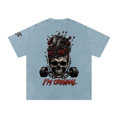 I’m Original Snow Washed Oversized Cotton T-Shirt