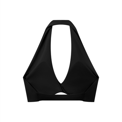 LF Women's Pleated Halter Sports Bra