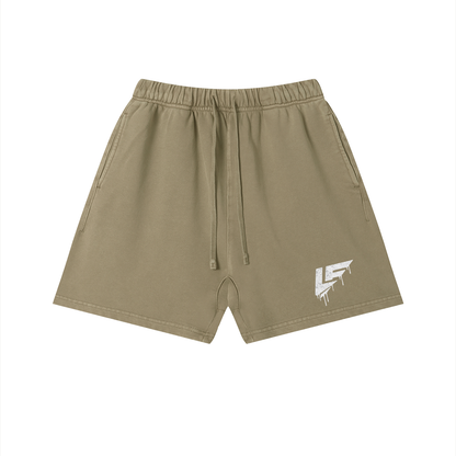 LF Drip Unisex Vintage Wash Cotton Shorts