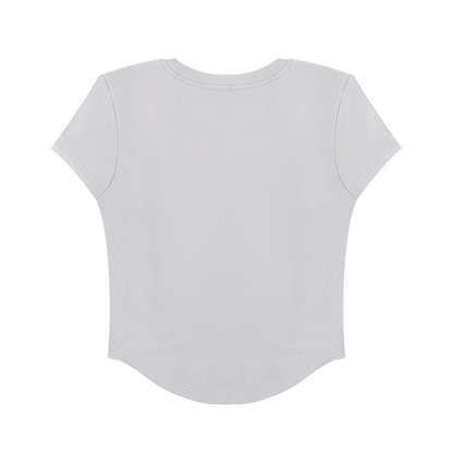 LF Women's Paneled Crop T-Shirt
