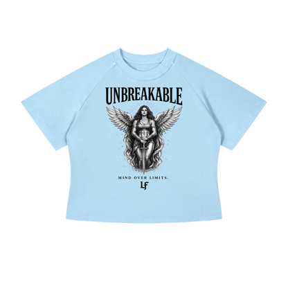Unbreakable Angel Wings – Women’s Strength Back Print Tee
