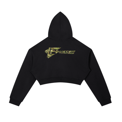 Essential Cropped Zip-Up Hoodie