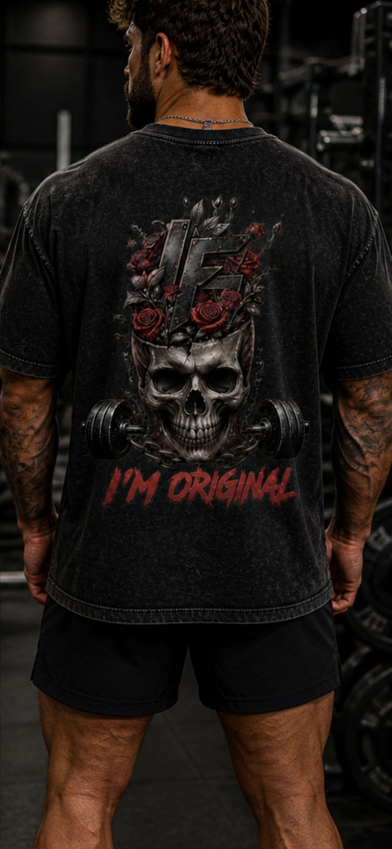 I’m Original Snow Washed Oversized Cotton T-Shirt