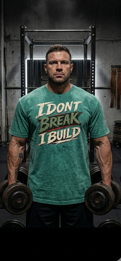 I Don’t Break I Build Oversized Cotton T-Shirt
