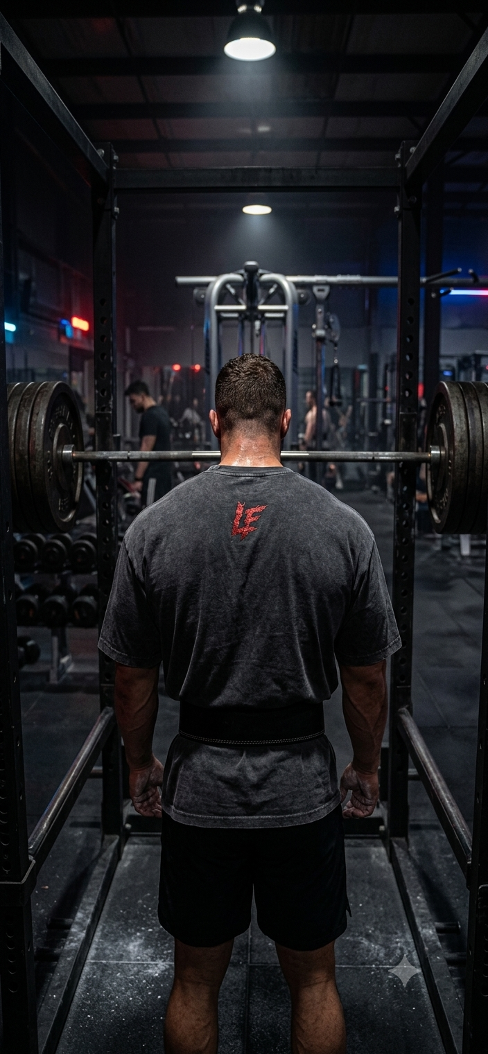 Gym Never Let Me Down Enzyme Washed T-Shirt