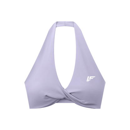 LF Women's Pleated Halter Sports Bra