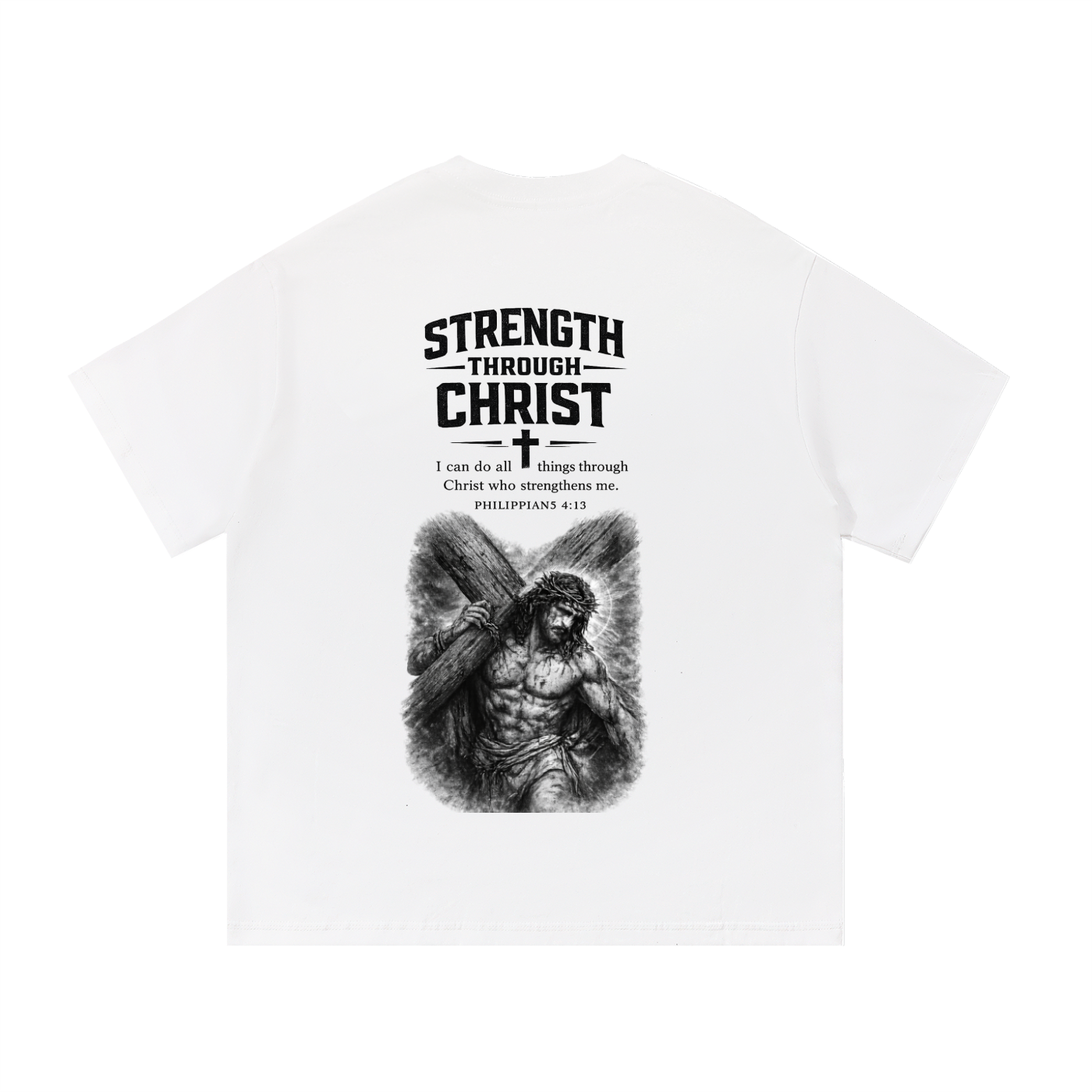 Christ Over Everything Acid Wash Faith T-Shirt
