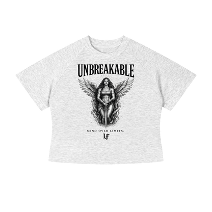 Unbreakable Angel Wings – Women’s Strength Back Print Tee