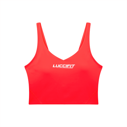 LF Women's V-Neck Yoga Sports Bra