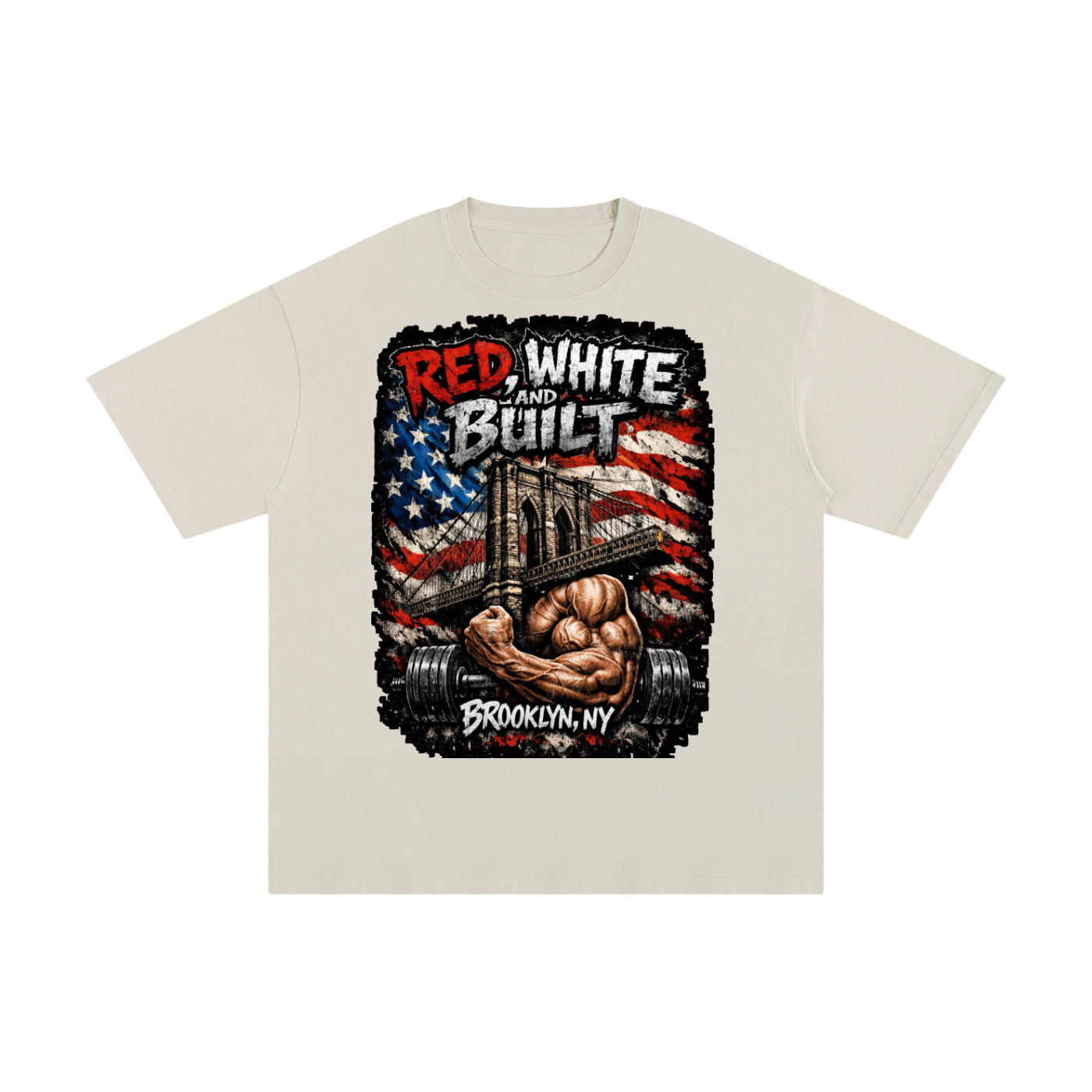 Red, White, & Built T-Shirt