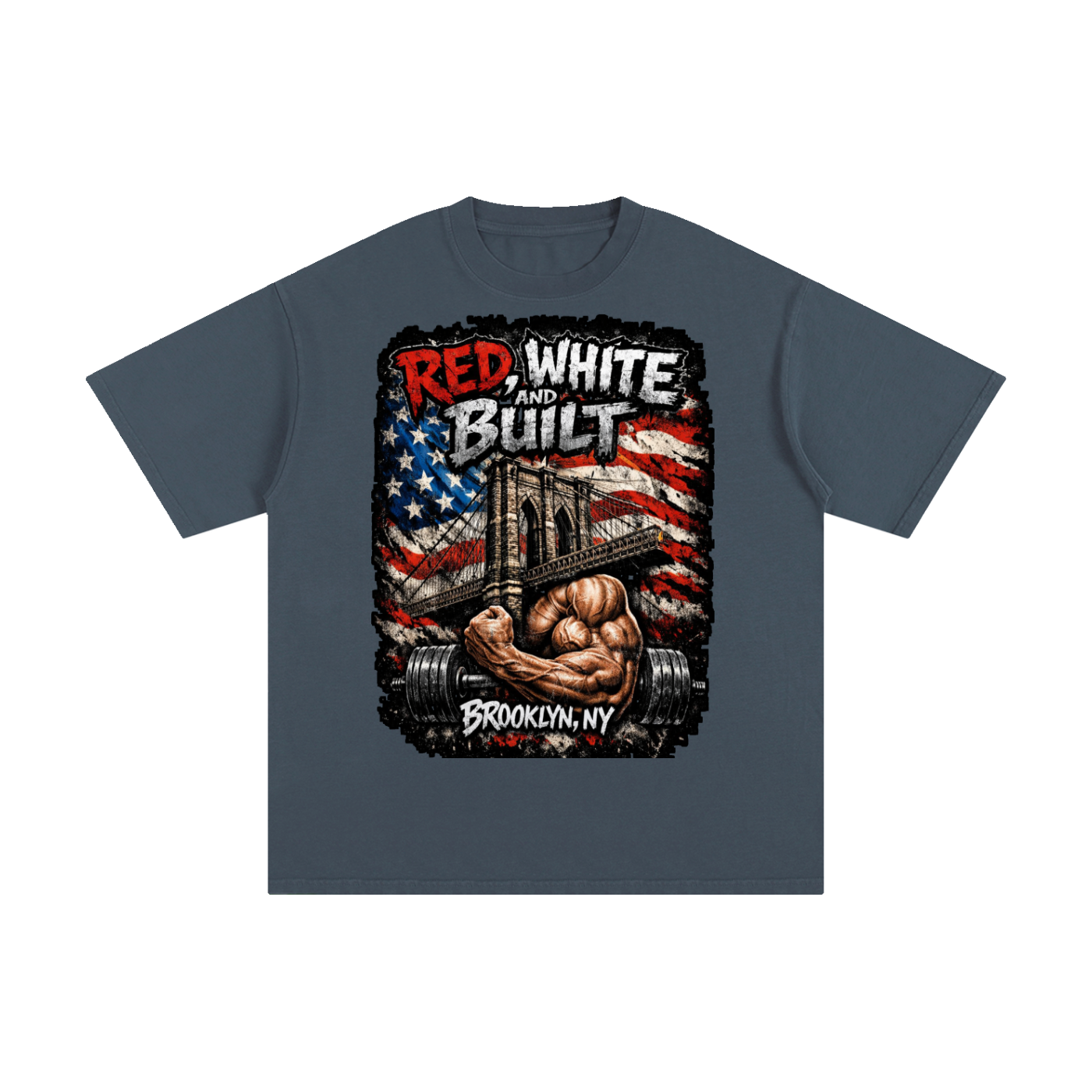 Red, White, & Built T-Shirt