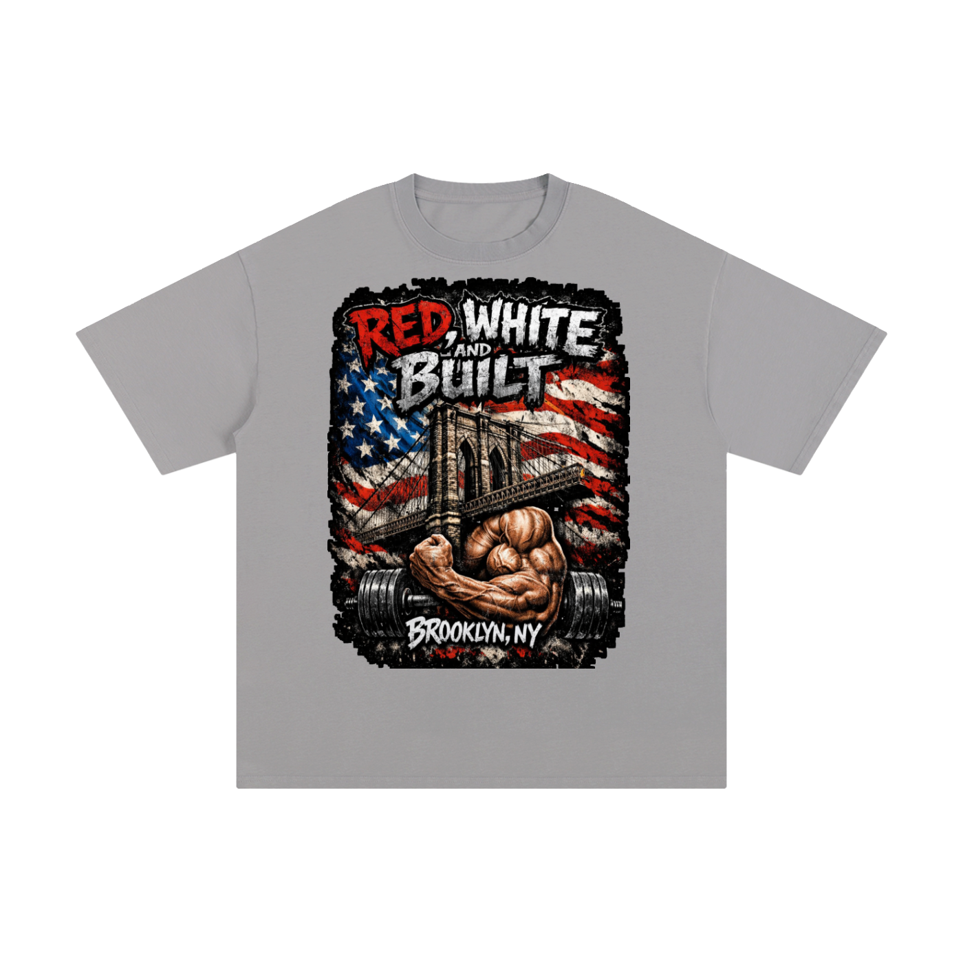 Red, White, & Built T-Shirt