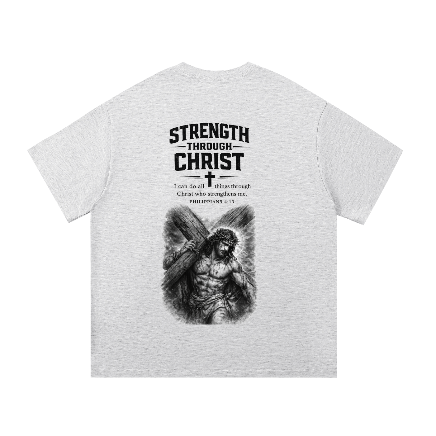 Christ Over Everything Acid Wash Faith T-Shirt