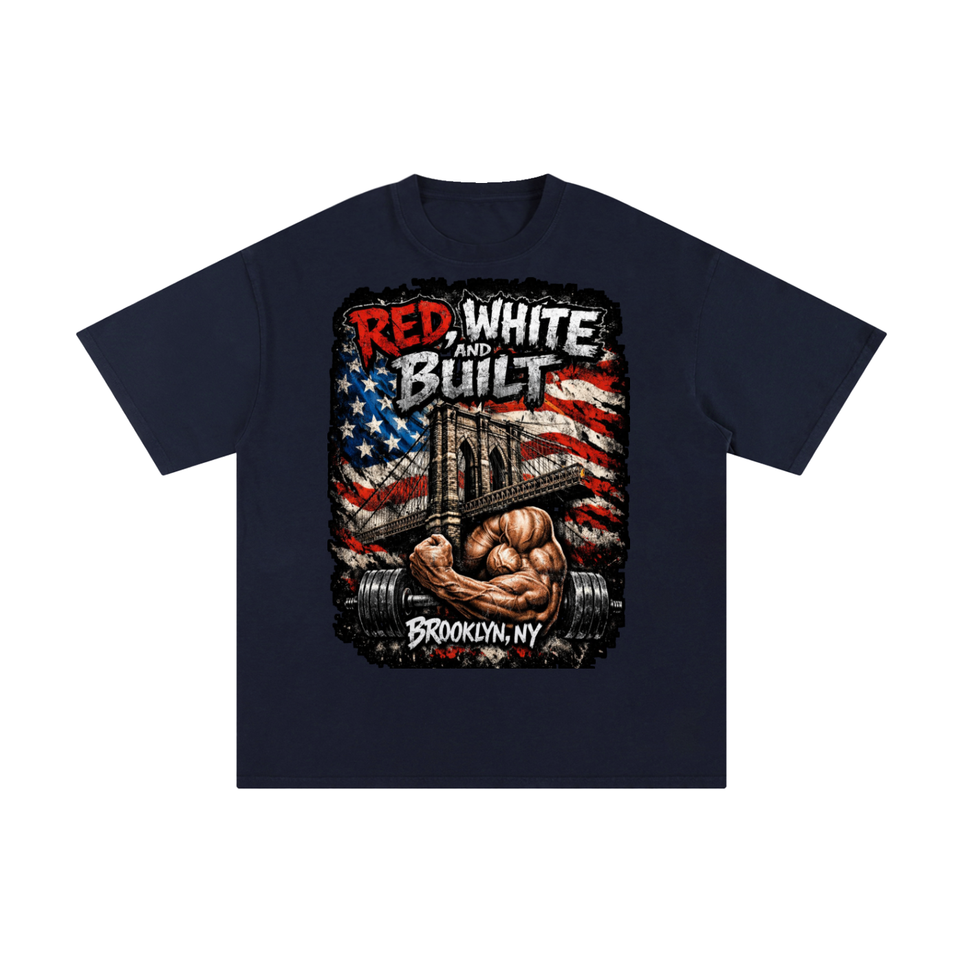 Red, White, & Built T-Shirt