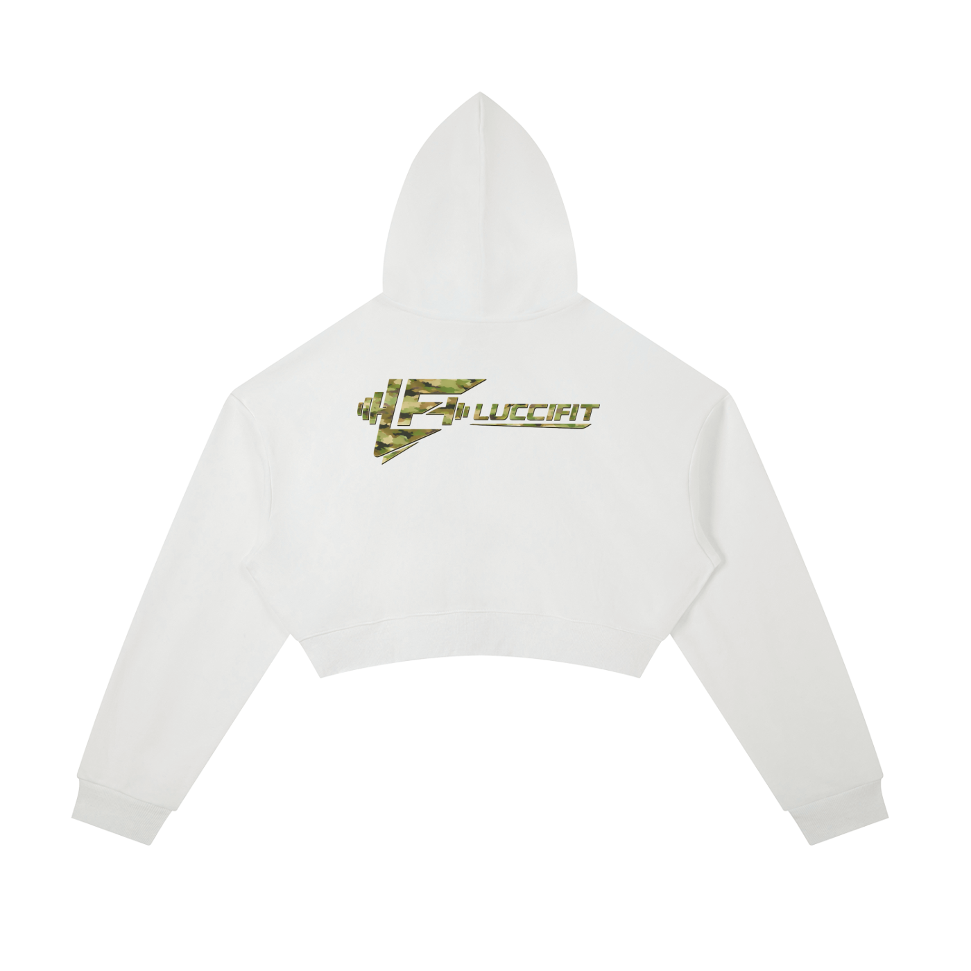Essential Cropped Zip-Up Hoodie