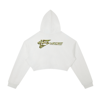 Essential Cropped Zip-Up Hoodie