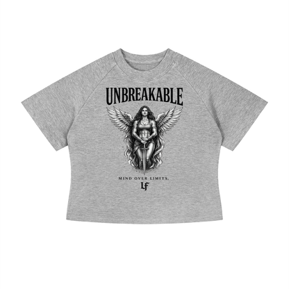 Unbreakable Angel Wings – Women’s Strength Back Print Tee